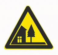 村庄标志-警告标志