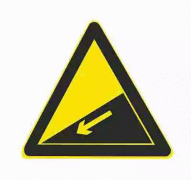 下坡路-警告标志