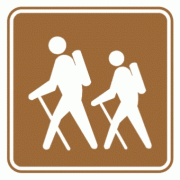 徒步-旅游区标志