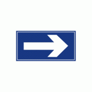 单行路向左或向右-指示标志
